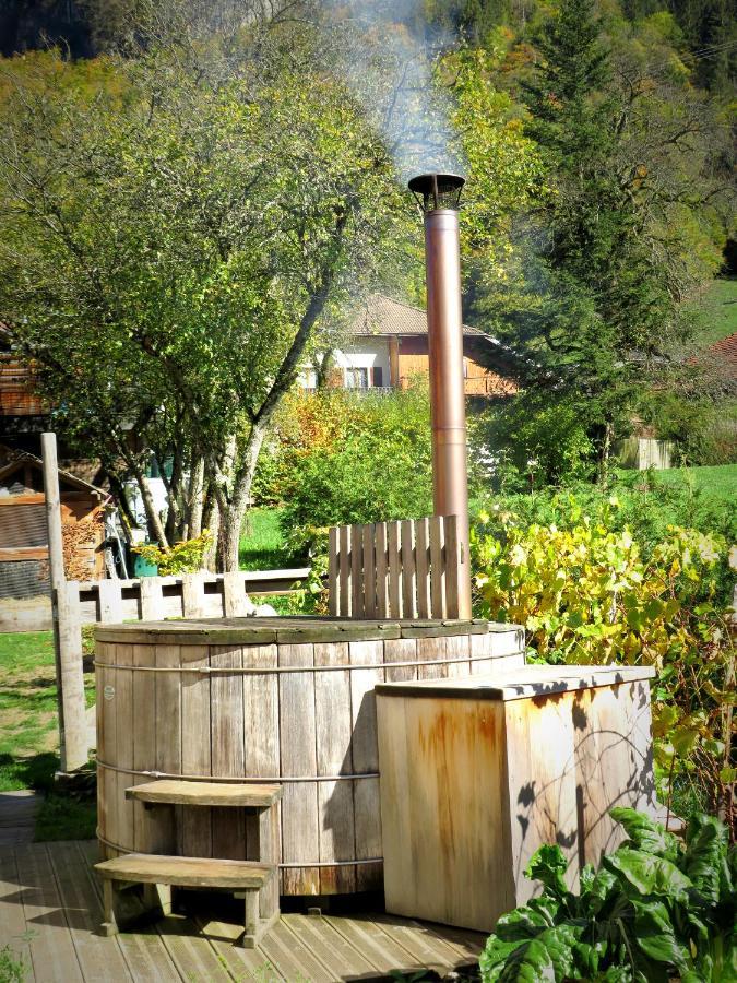 Chalet Trappeur Le Biot Bagian luar foto