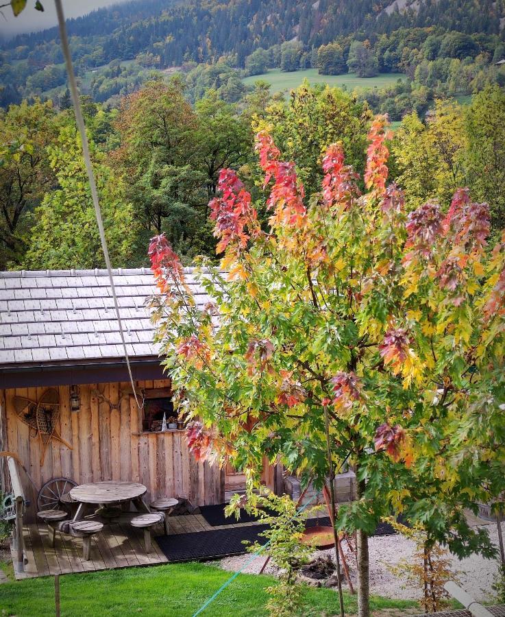 Chalet Trappeur Le Biot Bagian luar foto