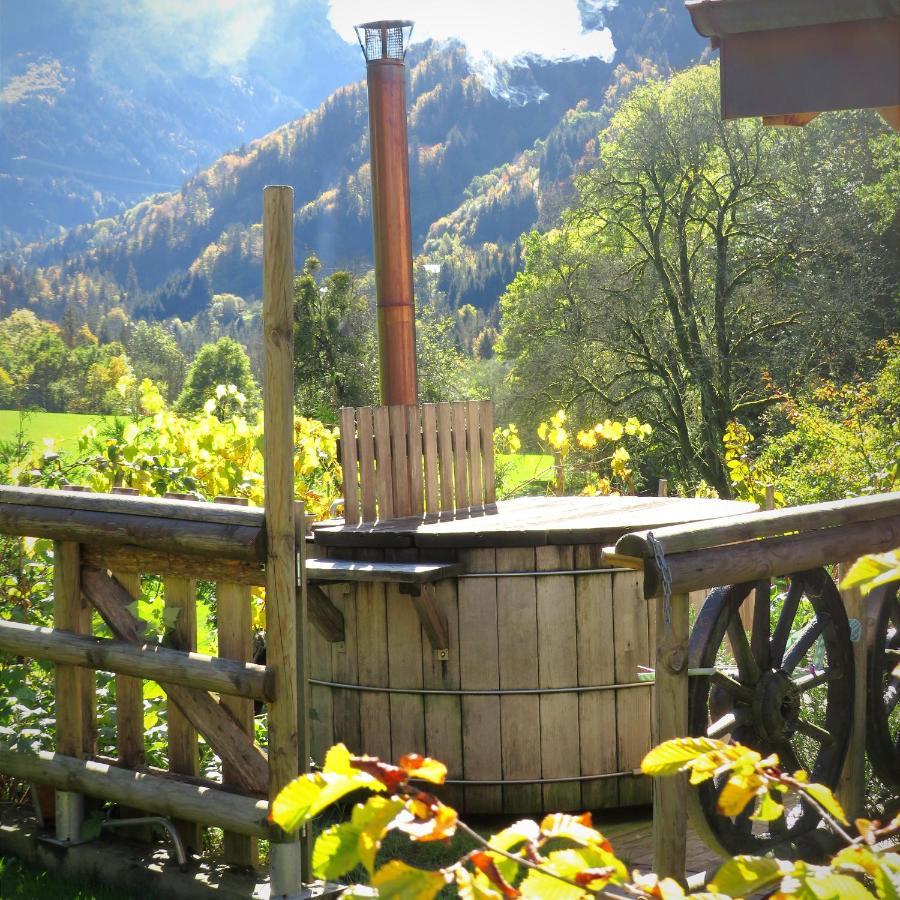 Chalet Trappeur Le Biot Bagian luar foto