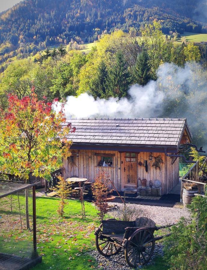 Chalet Trappeur Le Biot Bagian luar foto